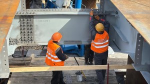 В Кемерово смонтирована средняя часть путепровода по улице Марата