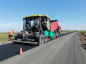 Омская область: дорожные работы на участке трассы Называевск – Исилькуль выполнены на 56%
