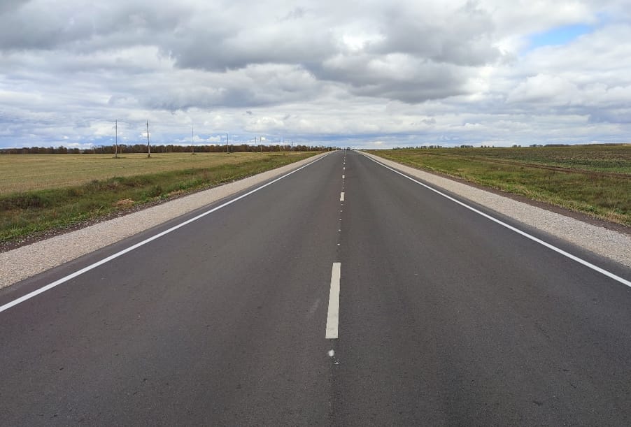 В Омской области отремонтированы еще 11 км трассы Сыропятское – Кормиловка – Калачинск